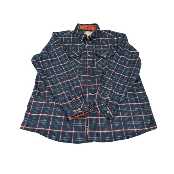 Zero Foxtrot Other - Zero Foxtrot Men’s Sz 3XL Multicolor Plaid Flannel Button Down Shirt Long Sleeve